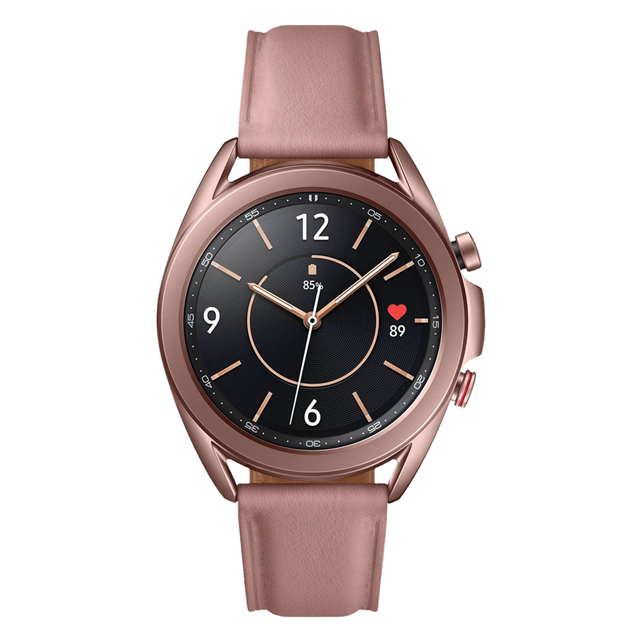 Samsung R855 Galaxy Watch 3 Mystic Bronze Aussteller| Armband ohne Naht | 41mm | LTE 4.0 | Schlaftracking, Herzfrequenztracker & Blutdruckmessung | 56