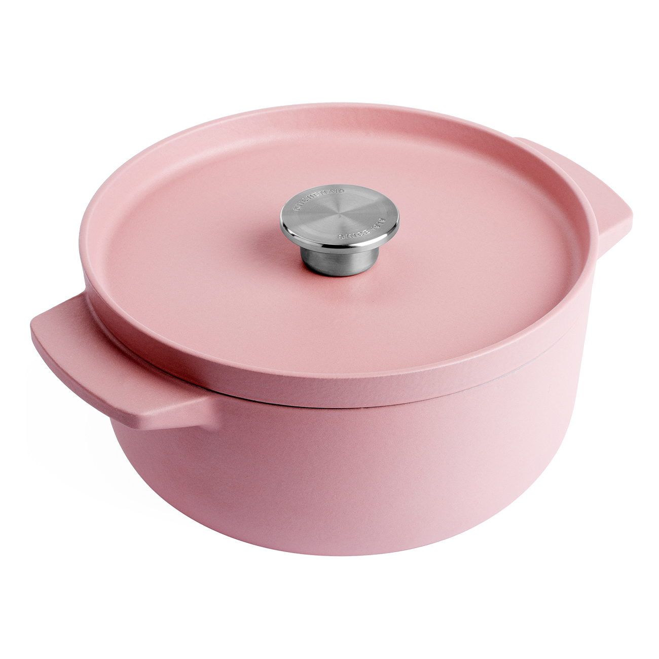 KitchenAid CC007430-001 rosa| Emailliertes Gusseisen | Hoher Benutzungskomfort | Leicht zu reinigen | Geeignet für alle Herdarten | Bis zu 260°