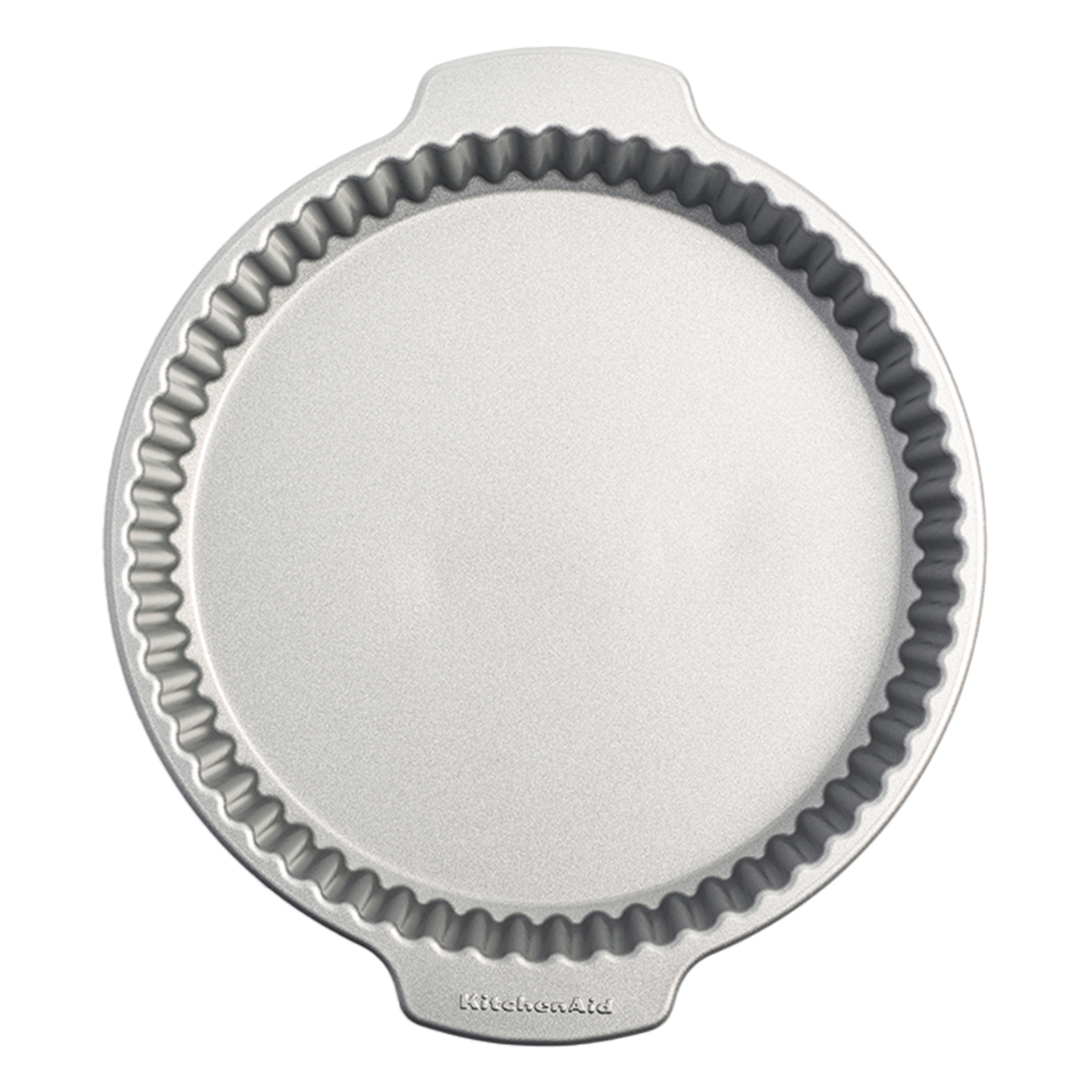 KitchenAid Metal Bakeware (CC003301-001) silber | Quicheform | 28 cm | spülmaschinenfest | Antihaftbeschichtung | Backofenfest bis 230°C