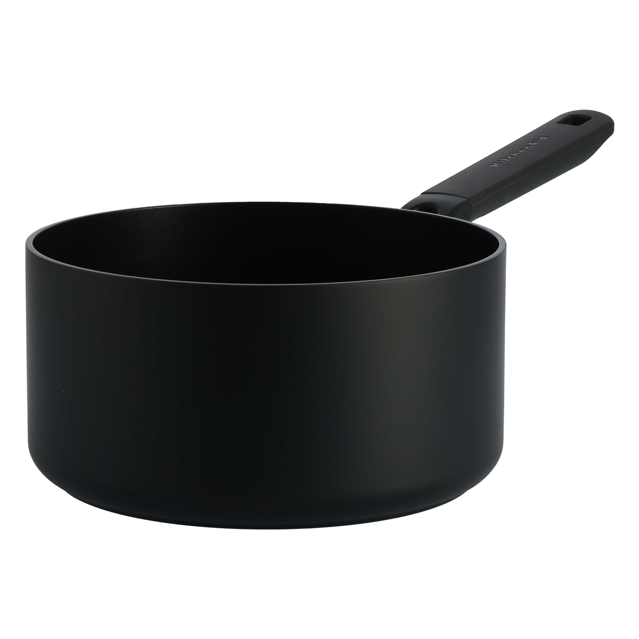 KitchenAid Classic Stainless Steel silber | Stielkasserolle | Spülmaschinengeeignet | Antihaftbeschichtet | Ofenfest bis 160°C | 3.1L Kapazität