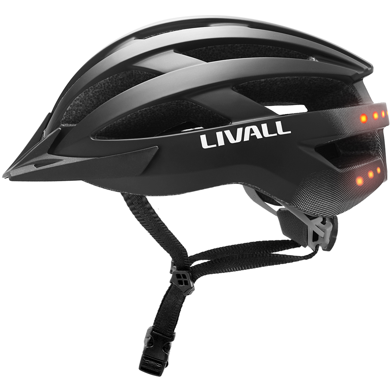 LIVALL MT1 Neo Black | Schutzhelm | mit Fernbedienung | Blinkfunktion | Rücklicht | Bluetooth Lautsprecher | SOS-Funktion