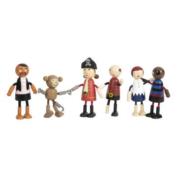 Biegepuppen Piraten Figuren