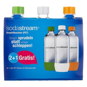 Kunststoffflasche 1 Liter , 2+1, 3 Farben