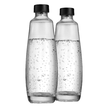 2 Glas-Flaschen 1L Twinpack