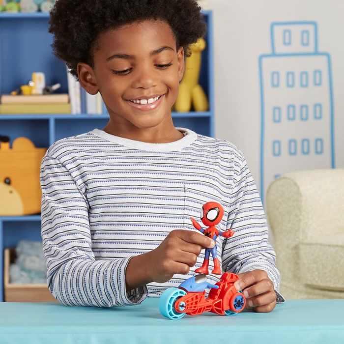 Marvel Spidey and His Amazing Friends, Spidey mit Motorrad