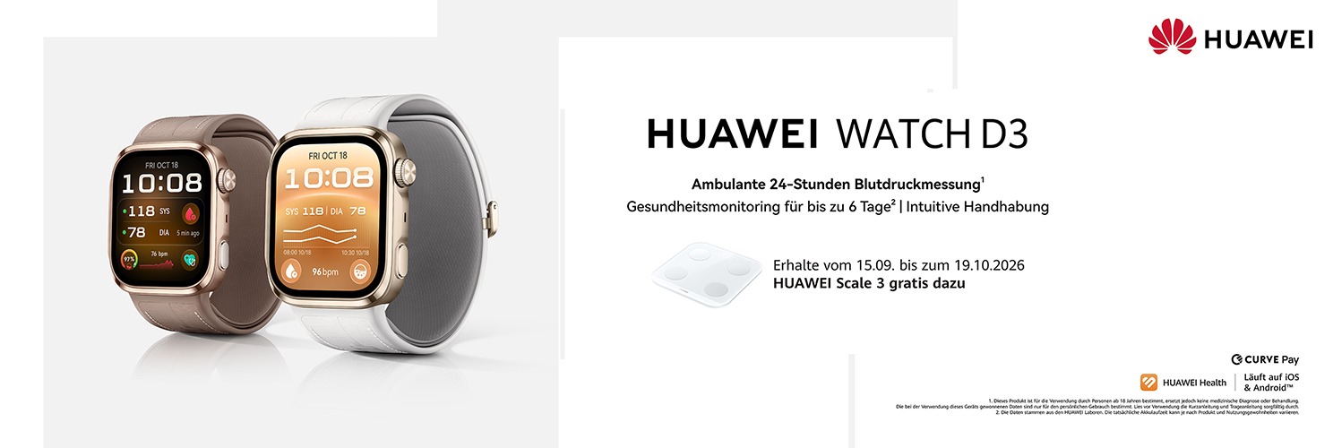 Huawei Watch D3 Bundle inkl. Scale 3